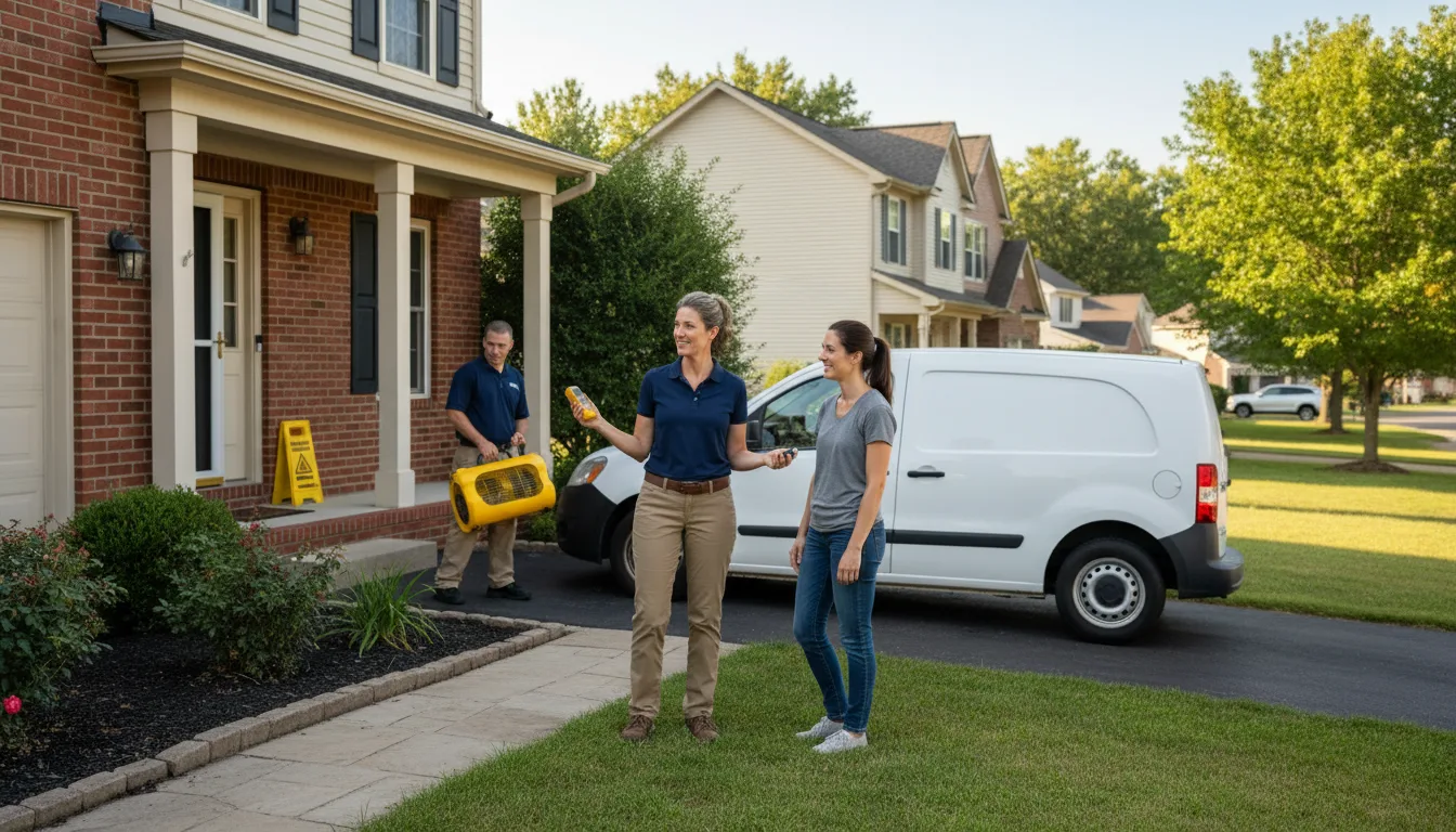 Residential water damage restoration in Jerome, ID